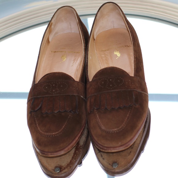 Ralph Lauren Suede Fringe Loafer - Picture 6 of 8